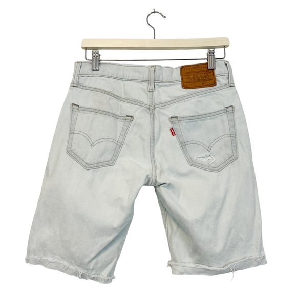 Levi’s | 511 Slim Distressed Shorts Light Wash Size 29 - Picture 6 of 14
